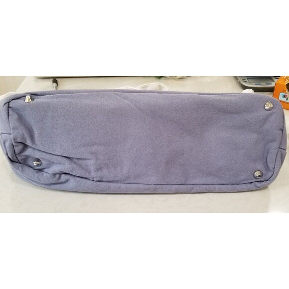 Dolce and Gabbana Light Blue Canvas Tote Bag Weekender Bag Large new unused - Picture 4 of 11